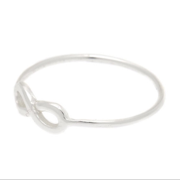 5/$30! MIX & MATCH! ICING Sterling Silver Infinity Symbol Ring! NWT! - Picture 1 of 3